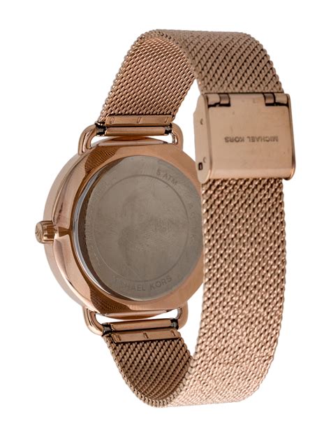 portia rose gold tone watch